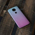 Purple and Blue Ombre Moto E5 Plus Skin