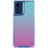 Purple and Blue Ombre Moto G 5G (2024) Clear Case