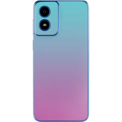 Purple and Blue Ombre Moto G Play 4G (2024) Skin