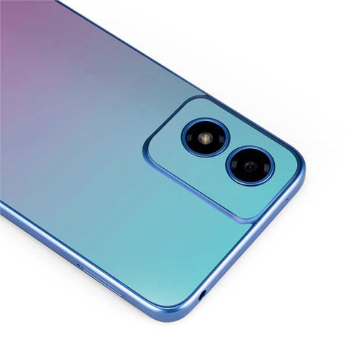 Purple and Blue Ombre Moto G Play 4G (2024) Skin