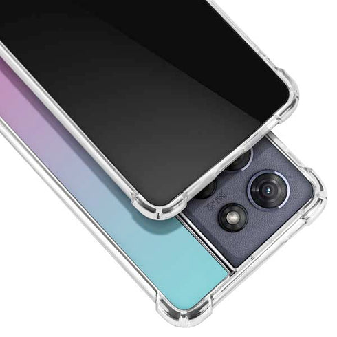 Purple and Blue Ombre Moto G Power 5G (2025) Clear Case