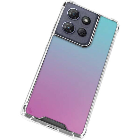 Purple and Blue Ombre Moto G Stylus 5G (2025) Clear Case