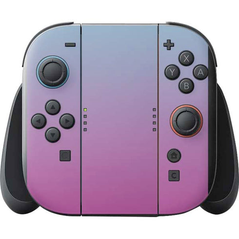 Purple and Blue Ombre Nintendo Switch 2 (2025) with Joy-Con Skin