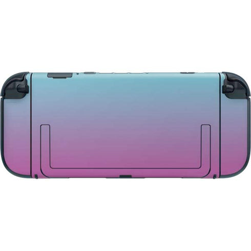Purple and Blue Ombre Nintendo Switch 2 (2025) with Joy-Con Skin
