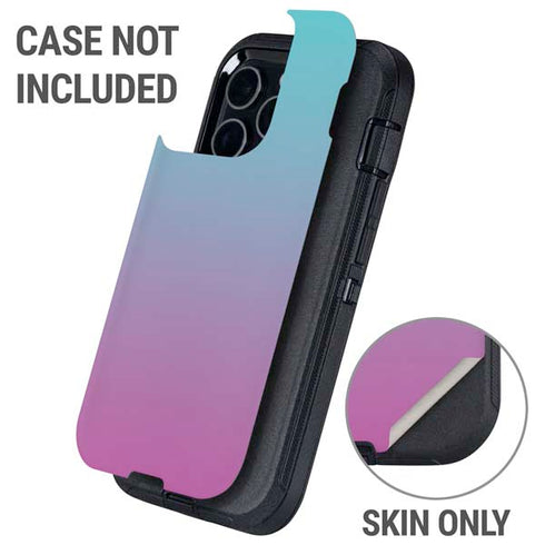 Purple and Blue Ombre Otterbox Defender iPhone Skin