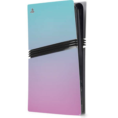 Purple and Blue Ombre PS5 Pro Console Skin