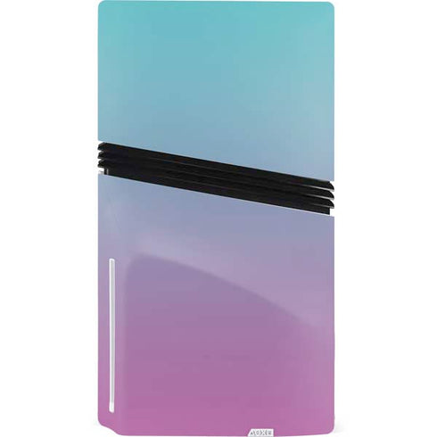 Purple and Blue Ombre PS5 Pro Disk Bundle Skin