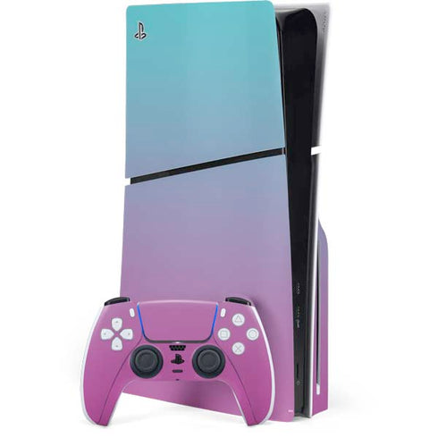 Purple and Blue Ombre PlayStation PS5 Skins