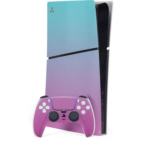 Purple and Blue Ombre PlayStation PS5 Skins