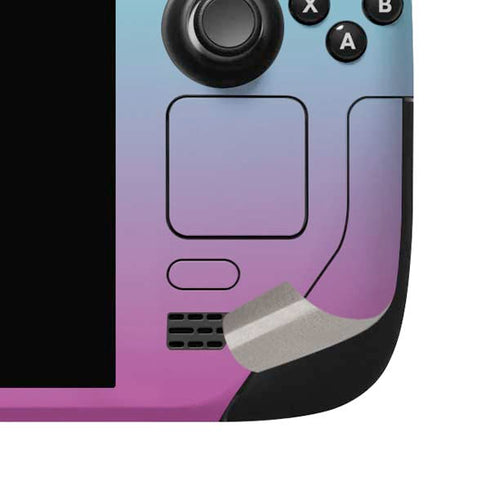 Purple and Blue Ombre Steam Deck Handheld Gaming Computer OLED Skin