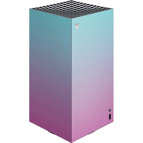 Purple and Blue Ombre XBox Series X Digital Edition Console Skin