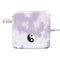 Purple and White Tie Dye 85W Power Adapter (15 and 17 inch MacBook Pro Charger) Skin