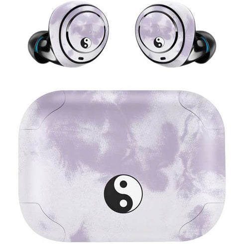 Purple and White Tie Dye Amazon Echo Buds Skin