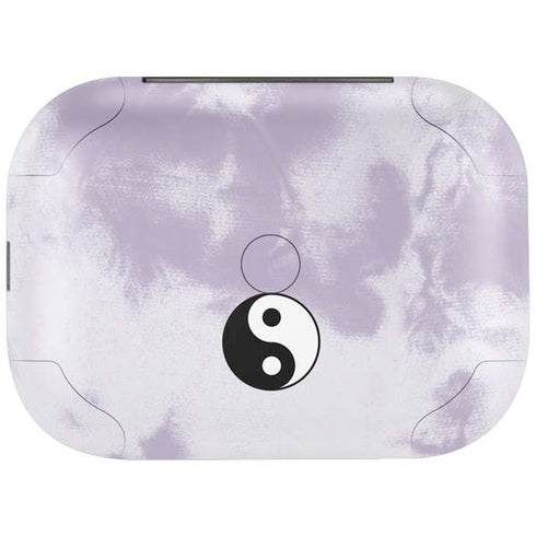 Purple and White Tie Dye Amazon Echo Buds Skin