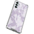 Purple and White Tie Dye Gabb Phone 4 Clear Case
