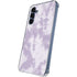 Purple and White Tie Dye Galaxy A35 5G Clear Case