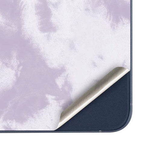 Purple and White Tie Dye Galaxy A35 5G Skin