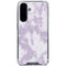 Purple and White Tie Dye Galaxy A36 5G Clear Case