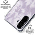 Purple and White Tie Dye Galaxy A36 5G Clear Case