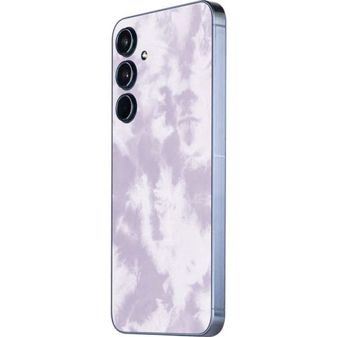 Purple and White Tie Dye Galaxy A36 5G Skin