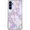 Purple and White Tie Dye Galaxy A55 5G Clear Case