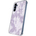 Purple and White Tie Dye Galaxy A55 5G Clear Case