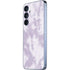 Purple and White Tie Dye Galaxy A55 5G Skin