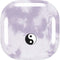 Purple and White Tie Dye Galaxy Buds Live Skin