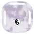 Purple and White Tie Dye Galaxy Buds Live Skin