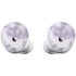 Purple and White Tie Dye Galaxy Buds Plus Skin