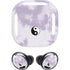 Purple and White Tie Dye Galaxy Buds Pro Skin