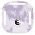 Purple and White Tie Dye Galaxy Buds Pro Skin