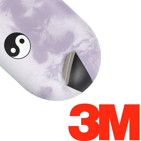 Purple and White Tie Dye Galaxy Buds Skin