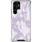 Purple and White Tie Dye Galaxy S23 Ultra Clear Case