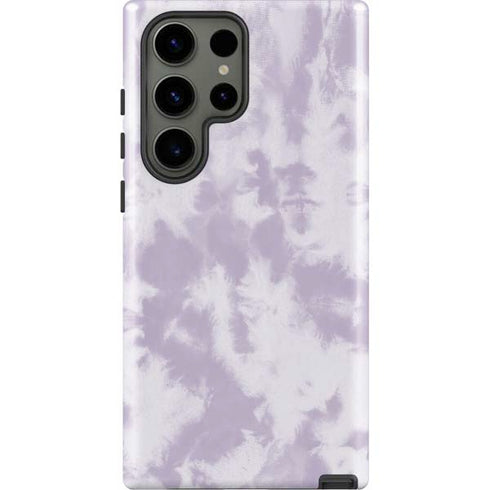 Purple and White Tie Dye Galaxy S23 Ultra Pro Case