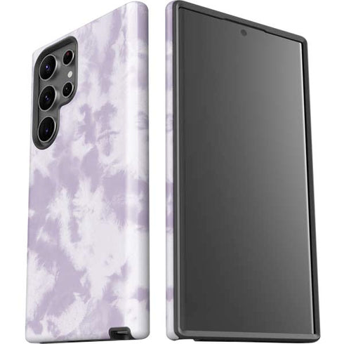 Purple and White Tie Dye Galaxy S23 Ultra Pro Case