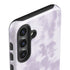 Purple and White Tie Dye Galaxy S25 Impact Case