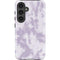 Purple and White Tie Dye Galaxy S25 Plus Impact Case