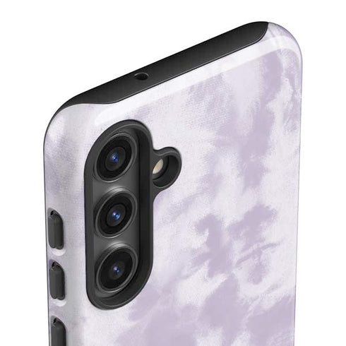 Purple and White Tie Dye Galaxy S25 Plus Impact Case