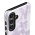 Purple and White Tie Dye Galaxy S25 Plus Impact Case