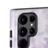 Purple and White Tie Dye Galaxy S25 Ultra Impact Case