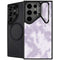 Purple and White Tie Dye Galaxy S25 Ultra Kickstand Case
