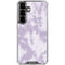 Purple and White Tie Dye Galaxy S26 Clear Case