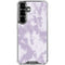 Purple and White Tie Dye Galaxy S26 Plus Clear Case