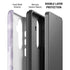 Purple and White Tie Dye Galaxy S26 Plus Impact Case