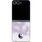 Purple and White Tie Dye Galaxy Z Flip6 Skin