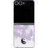Purple and White Tie Dye Galaxy Z Flip6 Skin