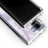 Purple and White Tie Dye Galaxy Z Fold5 5G Clear Case