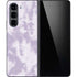 Purple and White Tie Dye Galaxy Z Fold5 5G Skin