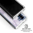 Purple and White Tie Dye Galaxy Z Fold6 Clear Case